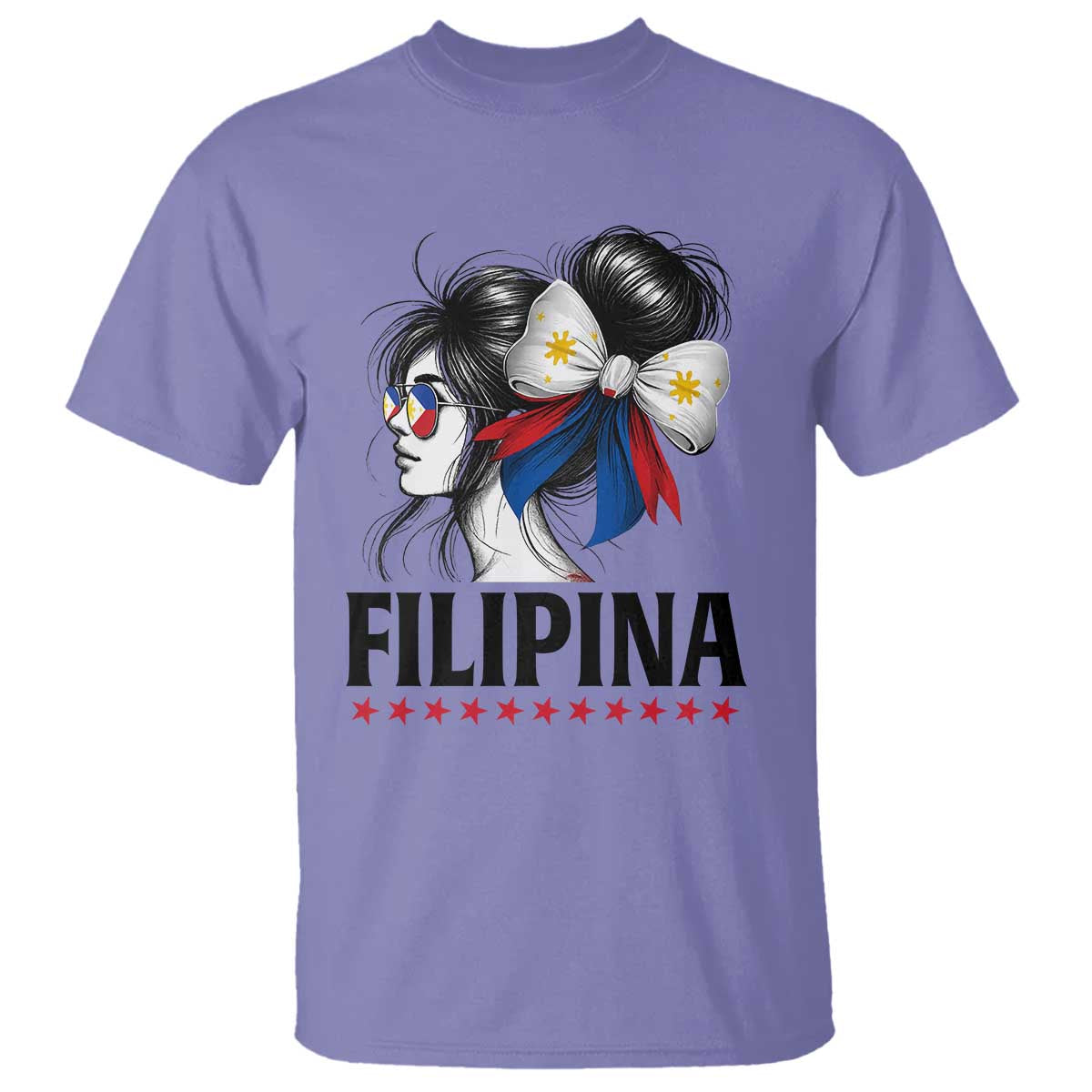 Filipina Girl Philippines Flag Proud Pinay T Shirt - Wonder Print Shop