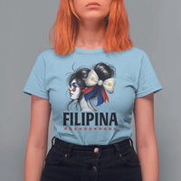 Filipina Girl Philippines Flag Proud Pinay T Shirt For Women - Wonder Print Shop