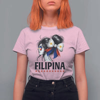 Filipina Girl Philippines Flag Proud Pinay T Shirt For Women - Wonder Print Shop