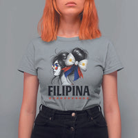 Filipina Girl Philippines Flag Proud Pinay T Shirt For Women - Wonder Print Shop