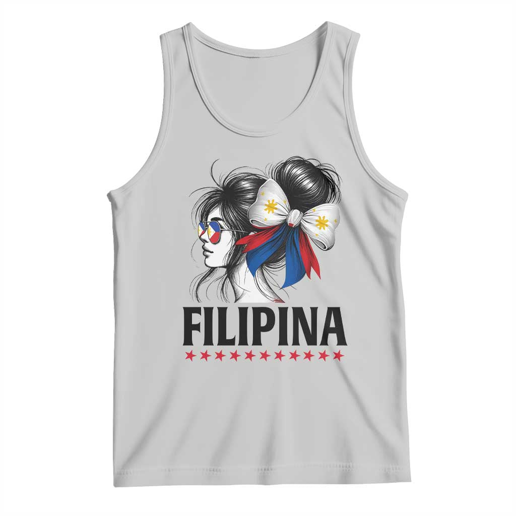 Filipina Girl Philippines Flag Proud Pinay Tank Top - Wonder Print Shop