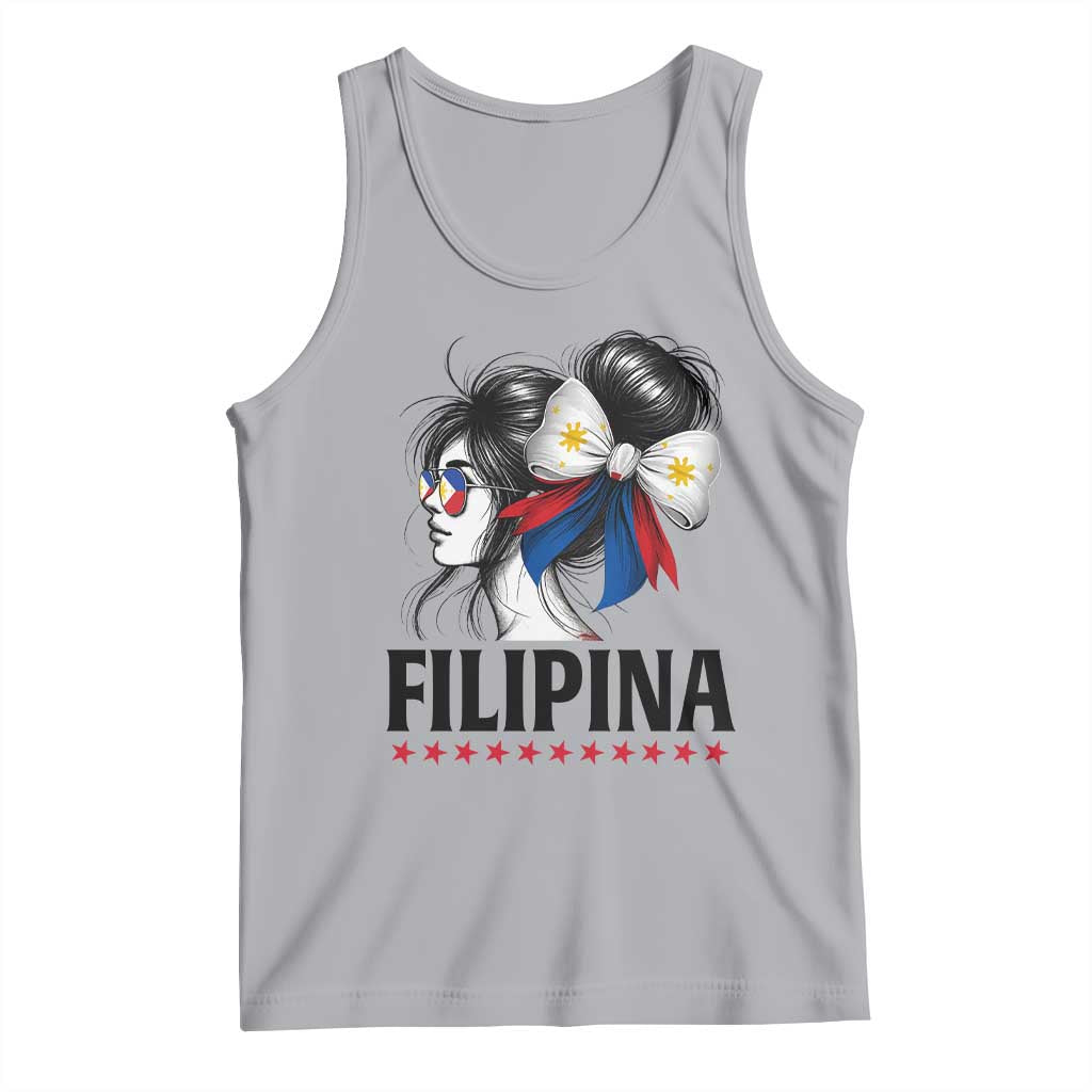Filipina Girl Philippines Flag Proud Pinay Tank Top - Wonder Print Shop