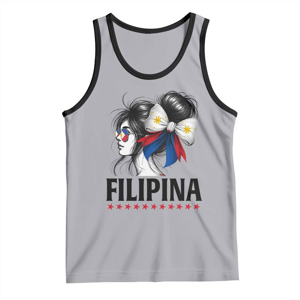 Filipina Girl Philippines Flag Proud Pinay Tank Top - Wonder Print Shop