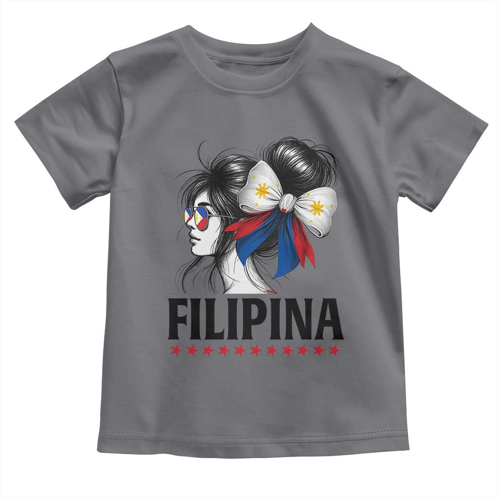 Filipina Girl Philippines Flag Proud Pinay Toddler T Shirt - Wonder Print Shop