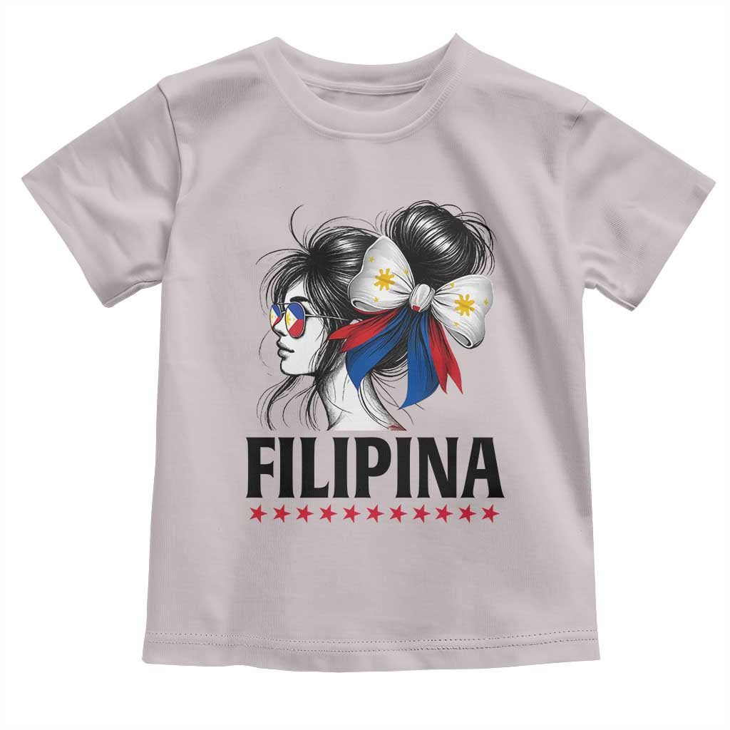 Filipina Girl Philippines Flag Proud Pinay Toddler T Shirt - Wonder Print Shop
