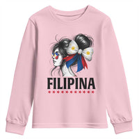 Filipina Girl Philippines Flag Proud Pinay Youth Sweatshirt - Wonder Print Shop