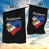 Filipino Pride Garden Flag Pinoy Vintage Philippines Flag Heart - Wonder Print Shop