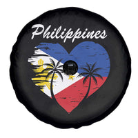 Filipino Pride Spare Tire Cover Pinoy Vintage Philippines Flag Heart - Wonder Print Shop