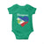 Filipino Pride Baby Onesie Pinoy Vintage Philippines Flag Heart - Wonder Print Shop