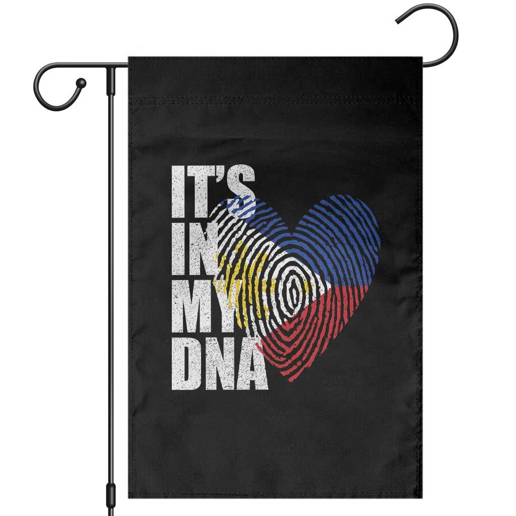 Filipino Pride Garden Flag Its In My DNA Patriotic Philippines Flag - Wonder Print Shop