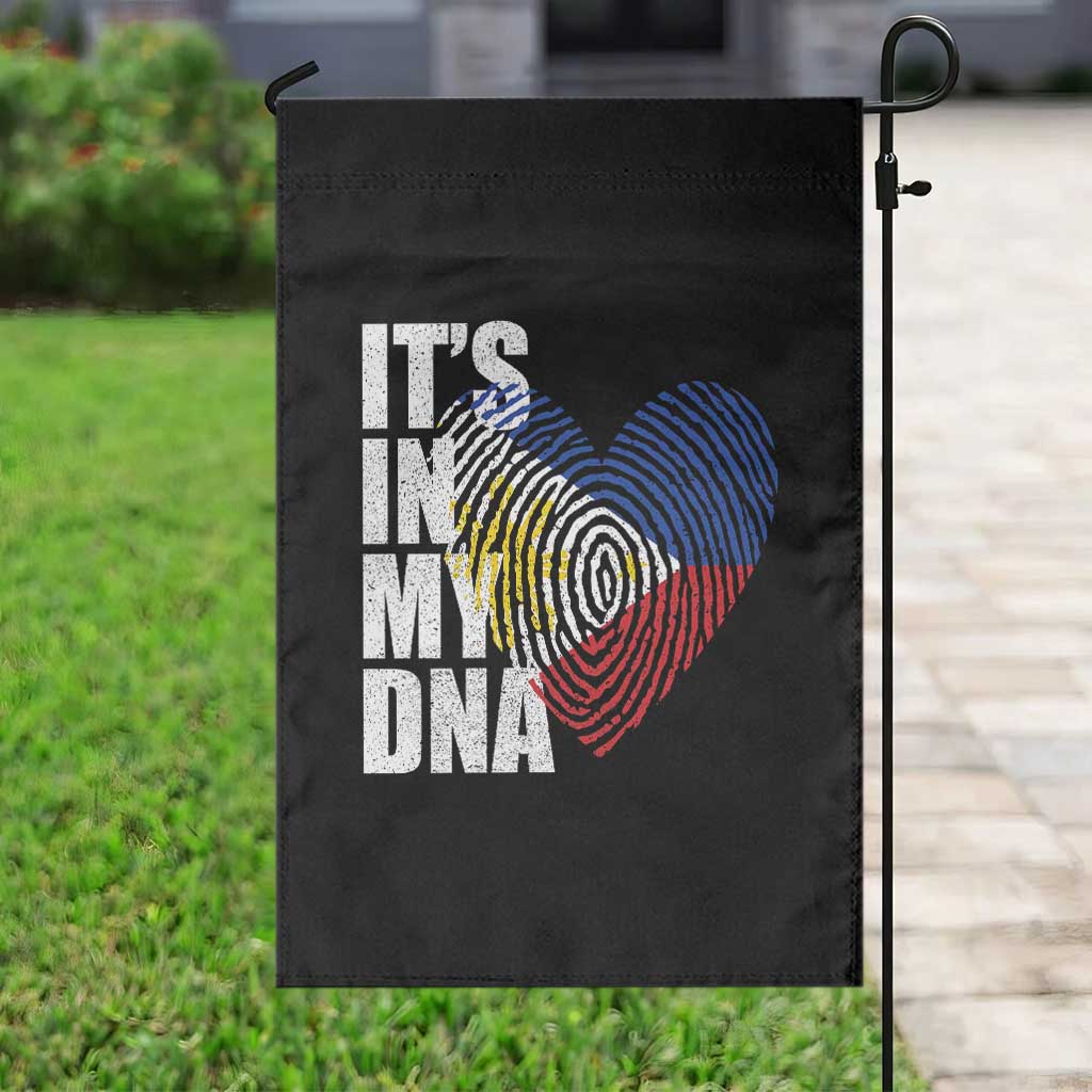 Filipino Pride Garden Flag Its In My DNA Patriotic Philippines Flag - Wonder Print Shop