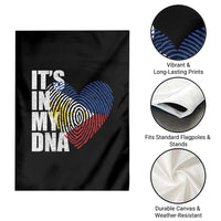 Filipino Pride Garden Flag Its In My DNA Patriotic Philippines Flag - Wonder Print Shop