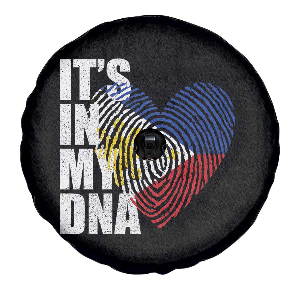 Filipino Pride Spare Tire Cover Its In My DNA Patriotic Philippines Flag - Wonder Print Shop
