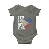 Filipino Pride Baby Onesie Its In My DNA Patriotic Philippines Flag - Wonder Print Shop