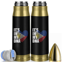 Filipino Pride Bullet Tumbler Its In My DNA Patriotic Philippines Flag - Wonder Print Shop