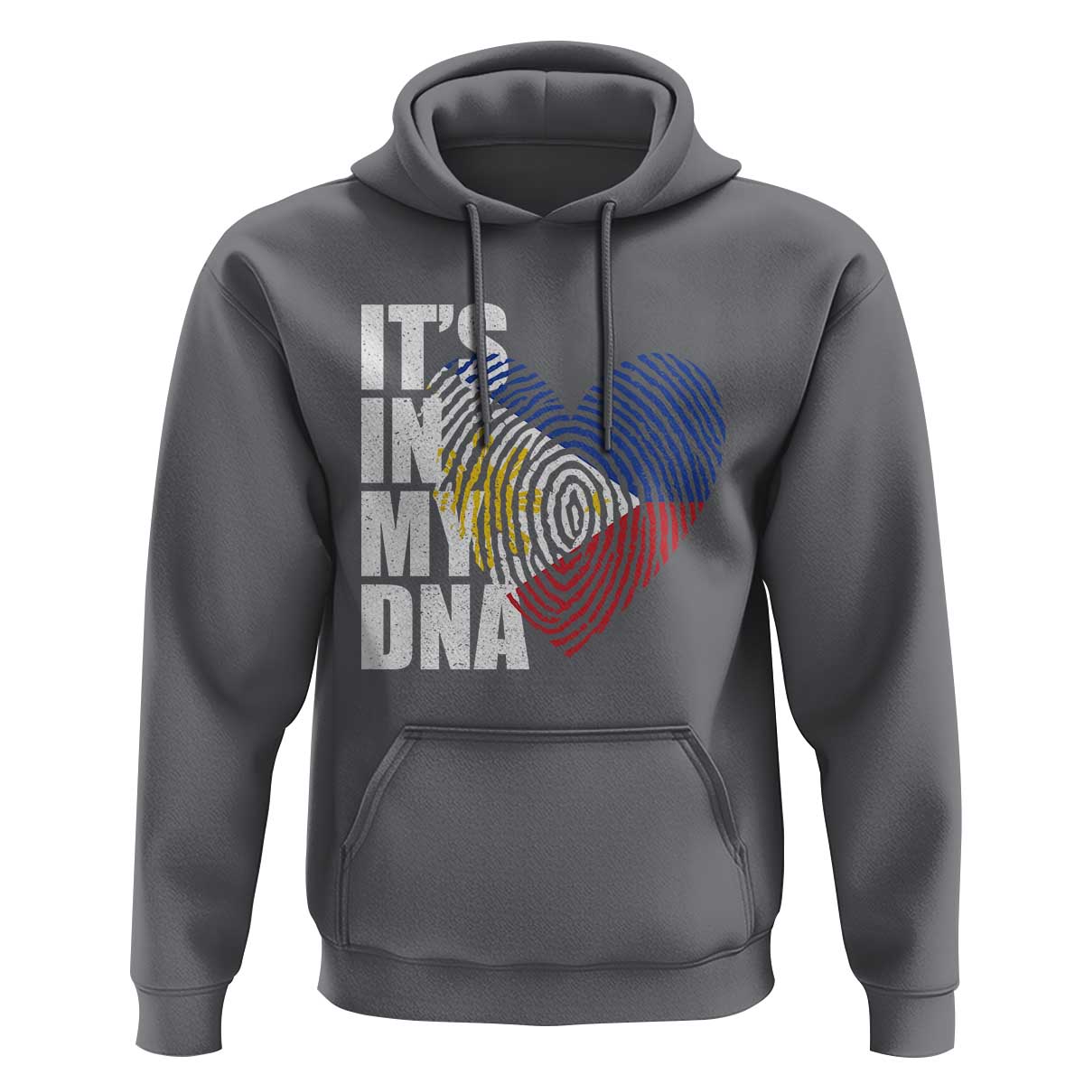 Filipino Pride Hoodie Its In My DNA Patriotic Philippines Flag - Wonder Print Shop