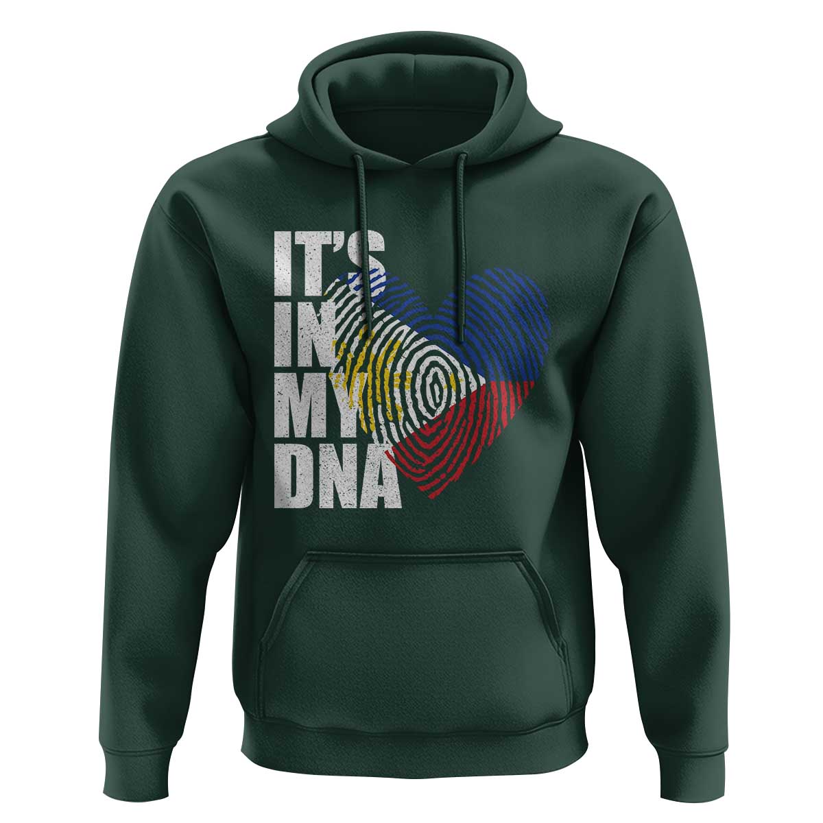 Filipino Pride Hoodie Its In My DNA Patriotic Philippines Flag - Wonder Print Shop