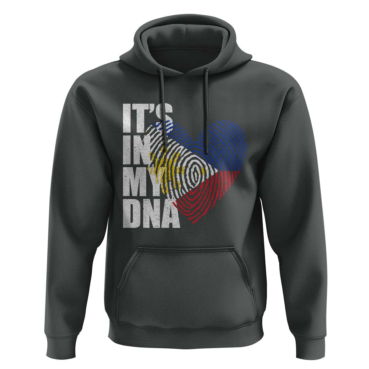 Filipino Pride Hoodie Its In My DNA Patriotic Philippines Flag - Wonder Print Shop