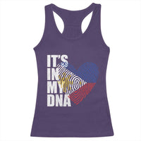 Filipino Pride Racerback Tank Top Its In My DNA Patriotic Philippines Flag - Wonder Print Shop