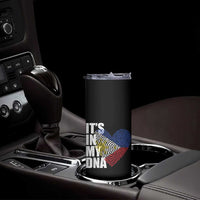Filipino Pride Skinny Tumbler Its In My DNA Patriotic Philippines Flag - Wonder Print Shop