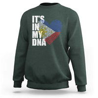 Filipino Pride Sweatshirt Its In My DNA Patriotic Philippines Flag - Wonder Print Shop