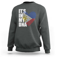 Filipino Pride Sweatshirt Its In My DNA Patriotic Philippines Flag - Wonder Print Shop