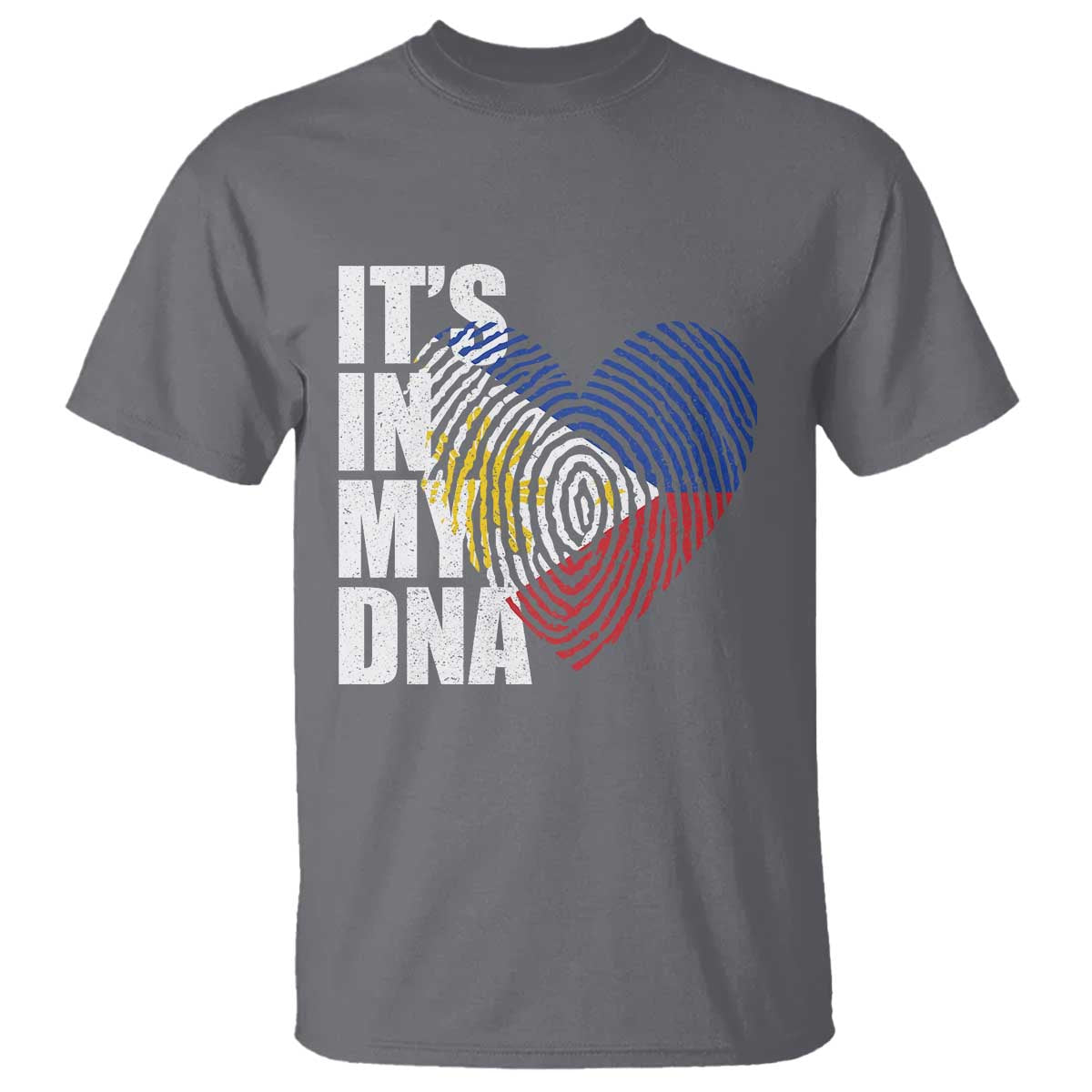 Filipino Pride T Shirt Its In My DNA Patriotic Philippines Flag - Wonder Print Shop