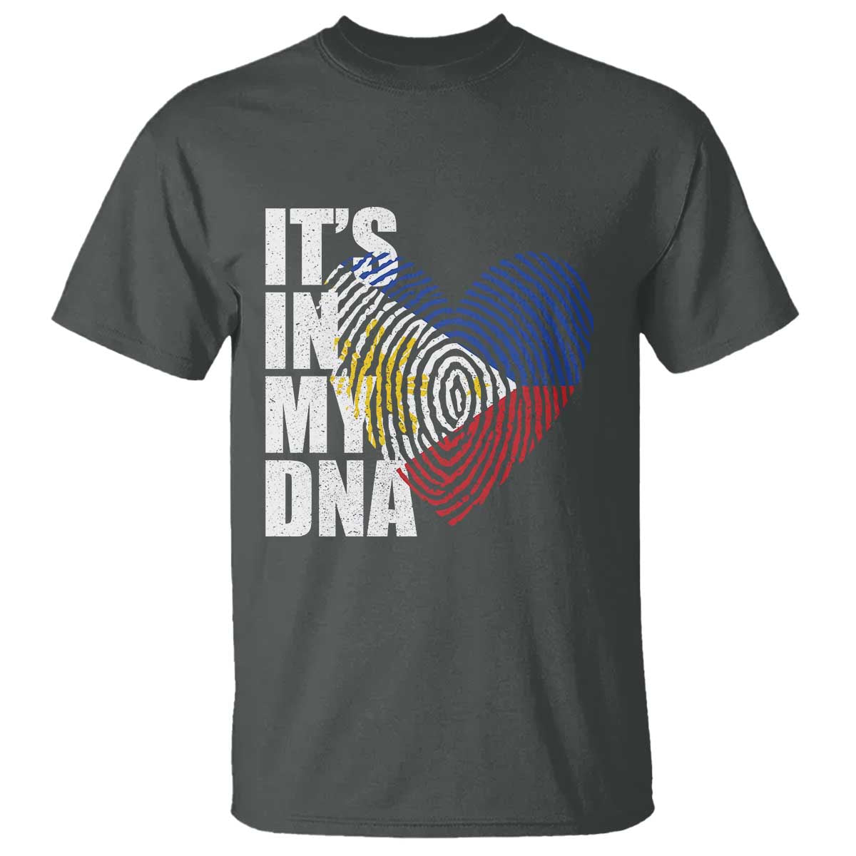 Filipino Pride T Shirt Its In My DNA Patriotic Philippines Flag - Wonder Print Shop