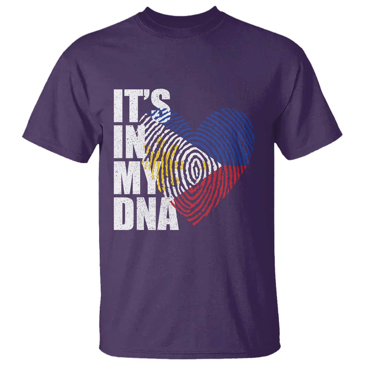 Filipino Pride T Shirt Its In My DNA Patriotic Philippines Flag - Wonder Print Shop