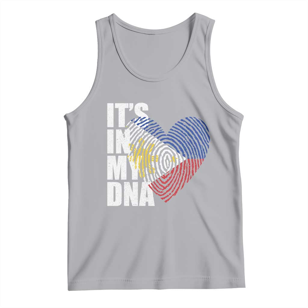 Filipino Pride Tank Top Its In My DNA Patriotic Philippines Flag - Wonder Print Shop