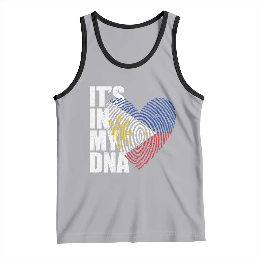 Filipino Pride Tank Top Its In My DNA Patriotic Philippines Flag - Wonder Print Shop
