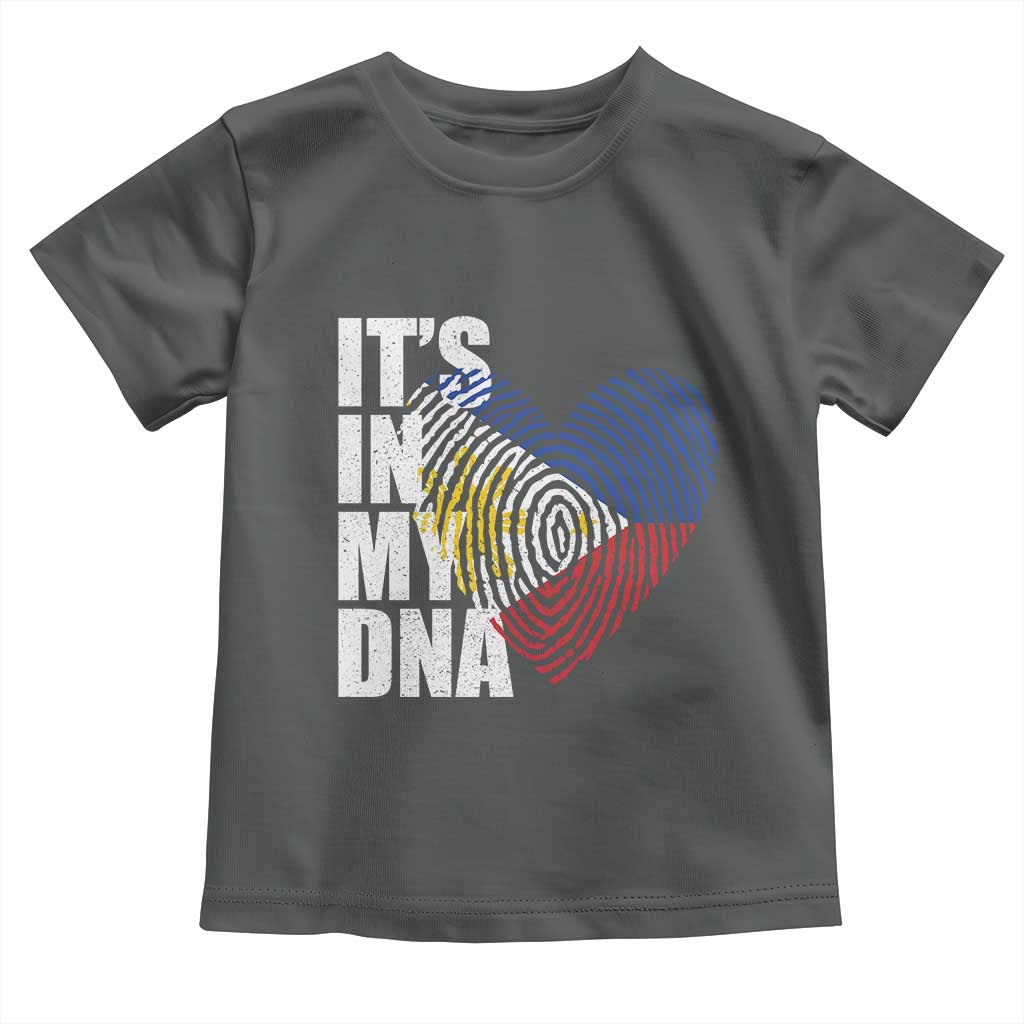 Filipino Pride Toddler T Shirt Its In My DNA Patriotic Philippines Flag - Wonder Print Shop