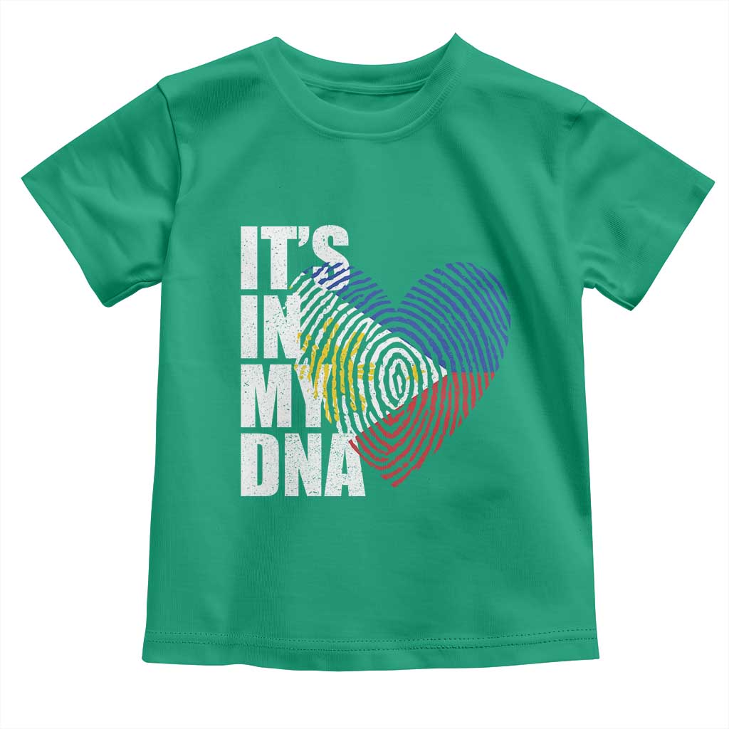 Filipino Pride Toddler T Shirt Its In My DNA Patriotic Philippines Flag - Wonder Print Shop