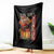 Thanksgiving Tis The Season Throw Blanket American Football Pumpkin Fall Season - Wonder Print Shop