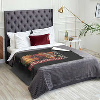 Thanksgiving Tis The Season Throw Blanket American Football Pumpkin Fall Season - Wonder Print Shop