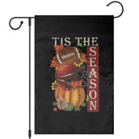 Thanksgiving Tis The Season Garden Flag American Football Pumpkin Fall Season - Wonder Print Shop