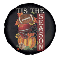 Thanksgiving Tis The Season Spare Tire Cover American Football Pumpkin Fall Season - Wonder Print Shop