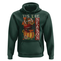 Thanksgiving Tis The Season Hoodie American Football Pumpkin Fall Season - Wonder Print Shop