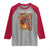 Thanksgiving Tis The Season Raglan Shirt American Football Pumpkin Fall Season - Wonder Print Shop