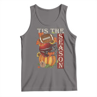 Thanksgiving Tis The Season Tank Top American Football Pumpkin Fall Season - Wonder Print Shop