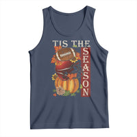 Thanksgiving Tis The Season Tank Top American Football Pumpkin Fall Season - Wonder Print Shop