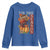 Thanksgiving Tis The Season Youth Sweatshirt American Football Pumpkin Fall Season - Wonder Print Shop