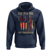 250 Years Of Freedom Hoodie 250th America Anniversary Independence Day