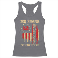 250 Years Of Freedom Racerback Tank Top 250th America Anniversary Independence Day