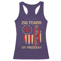 250 Years Of Freedom Racerback Tank Top 250th America Anniversary Independence Day