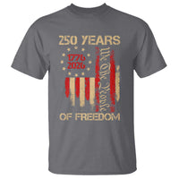 250 Years Of Freedom T Shirt 250th America Anniversary Independence Day