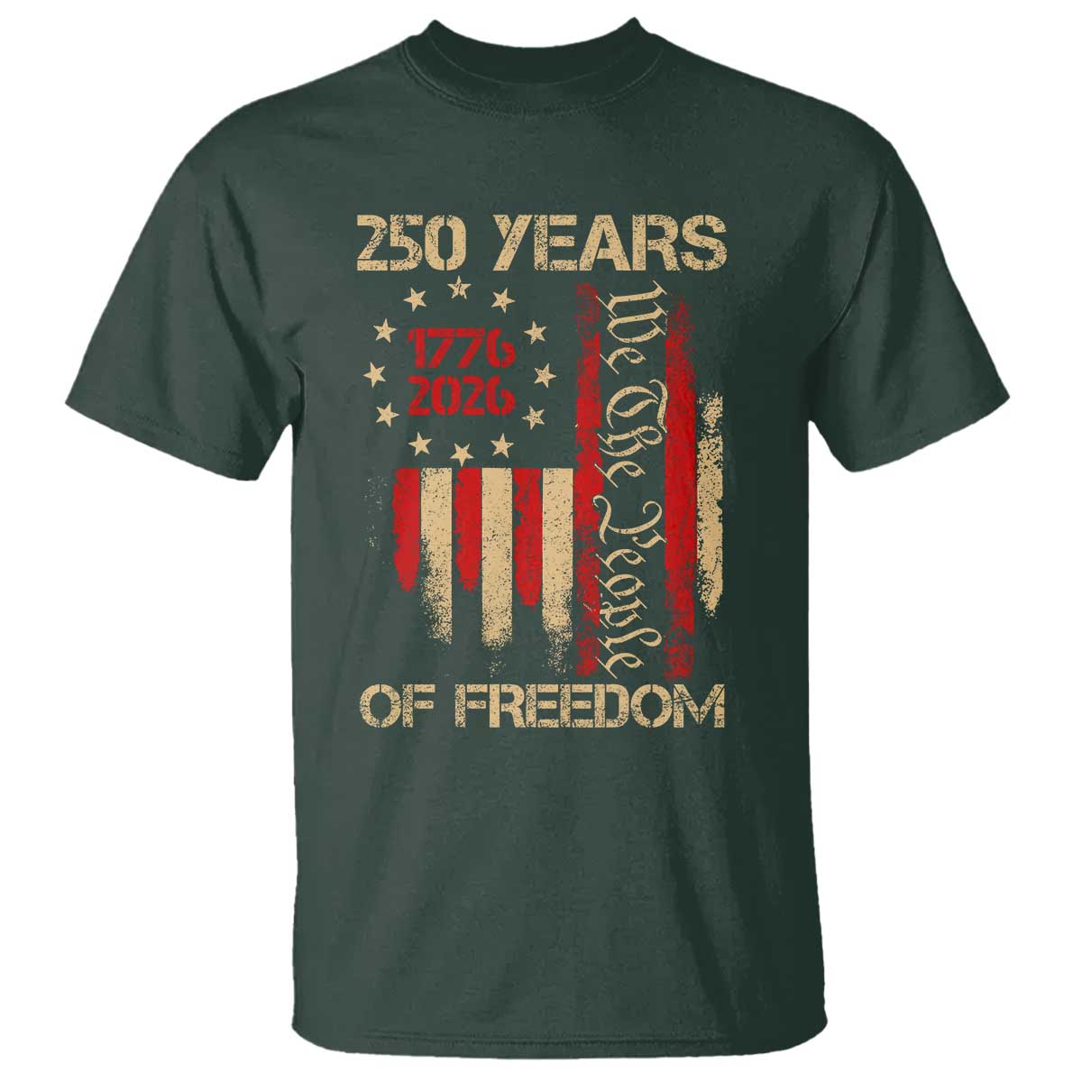 250 Years Of Freedom T Shirt 250th America Anniversary Independence Day