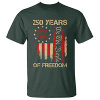 250 Years Of Freedom T Shirt 250th America Anniversary Independence Day