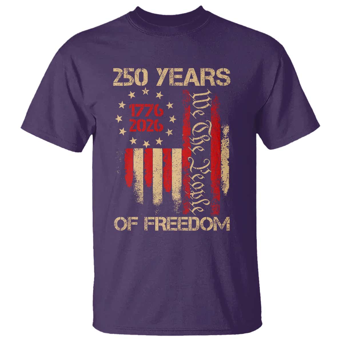 250 Years Of Freedom T Shirt 250th America Anniversary Independence Day