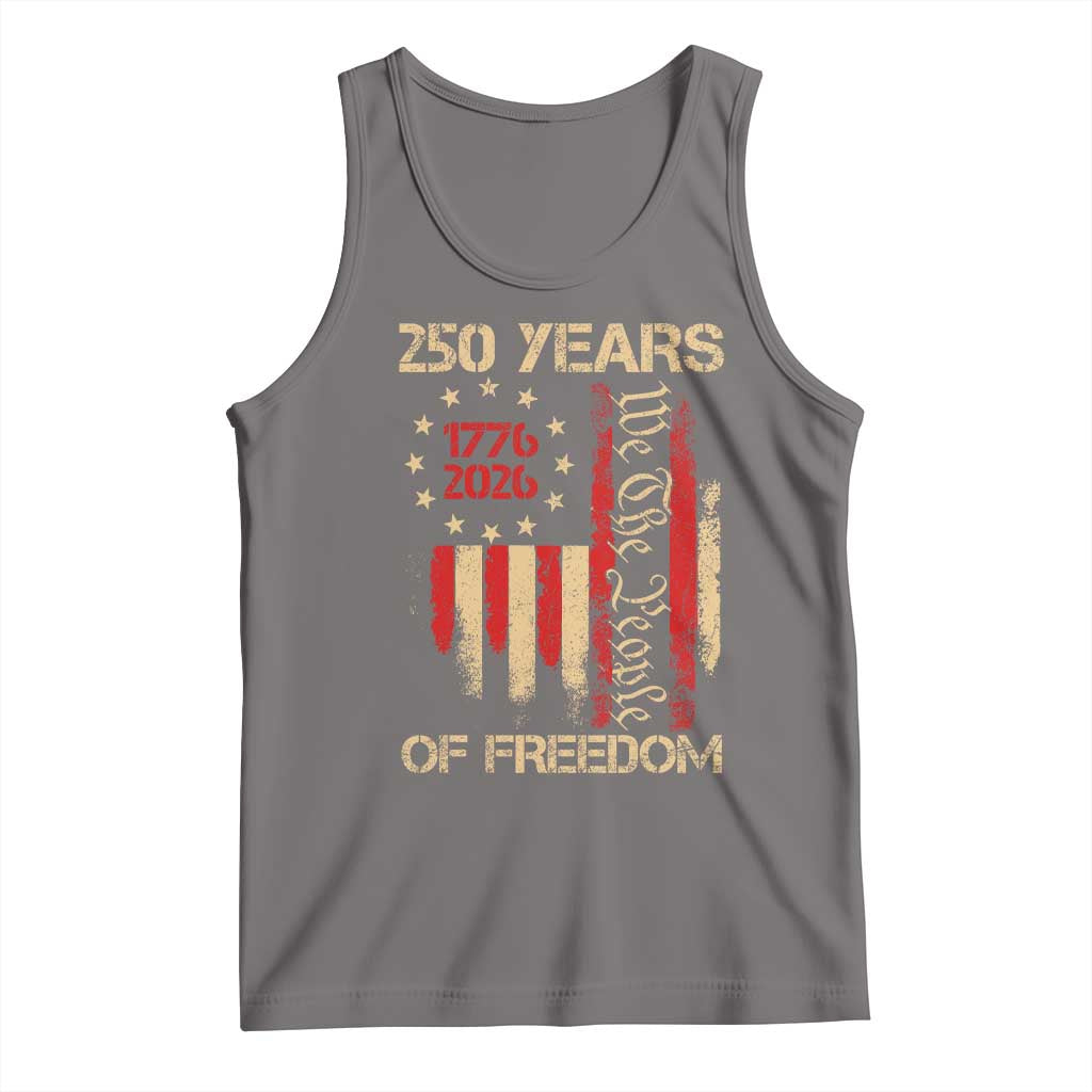 250 Years Of Freedom Tank Top 250th America Anniversary Independence Day